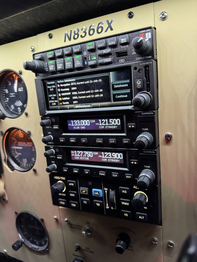 Garmin radio stack and GFC 500 autopilot